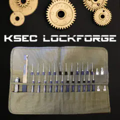 KSEC LockForge: Design Your Comprehensive Toolkit for  Lock Picking & Locksmiths Advanced & Professional Lock Pick Sets