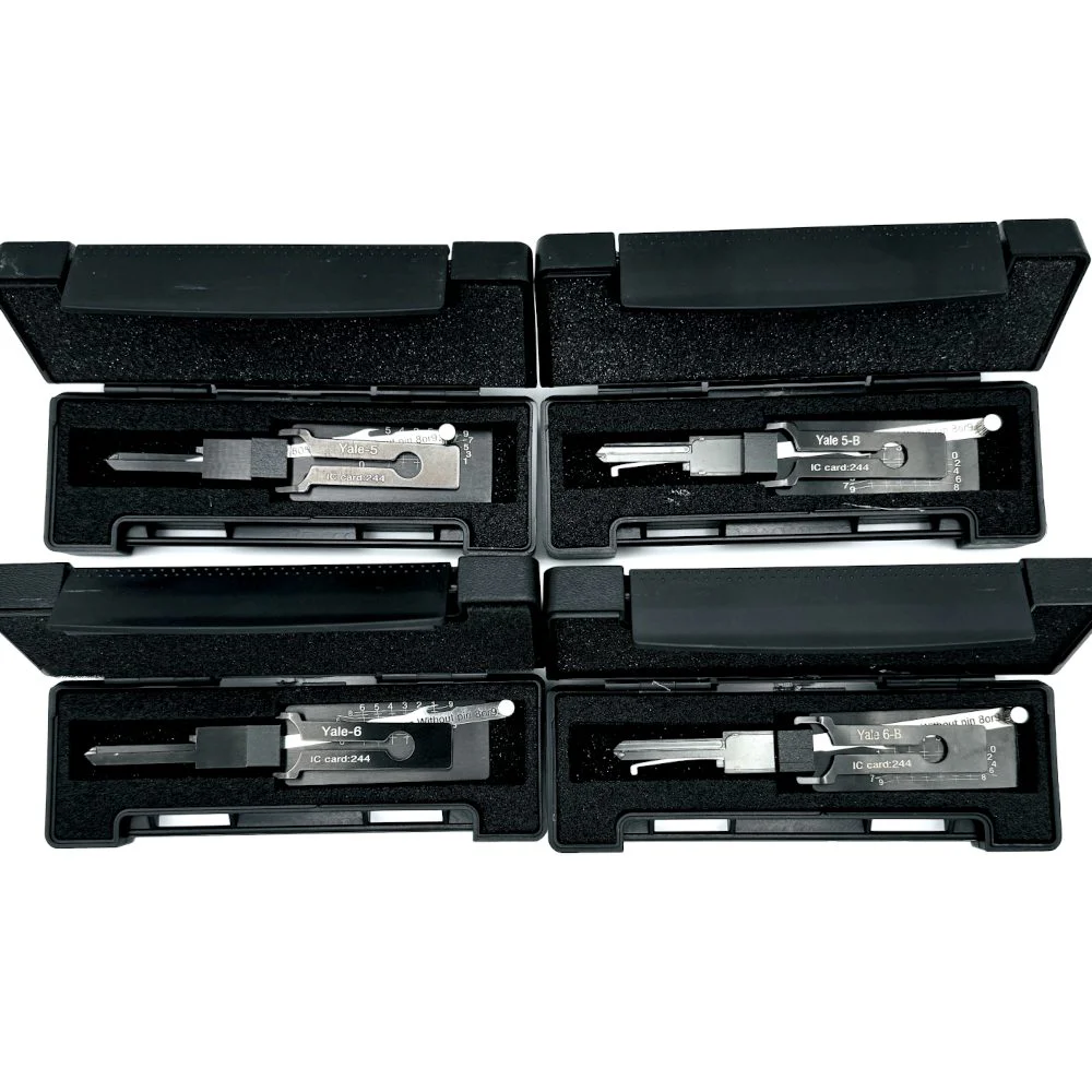 Lishi Tool Yale Lock Pick & Decoder Bundle AllinOne Yale Cylinder