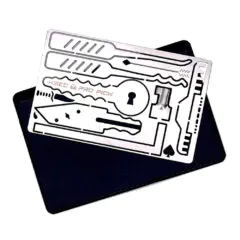 KSEC Pro Pick Multi-Tool Breakout Card – Ultimate EDC Emergency Tool Bump Keys & Jiggler Keys Advanced Lockpicking