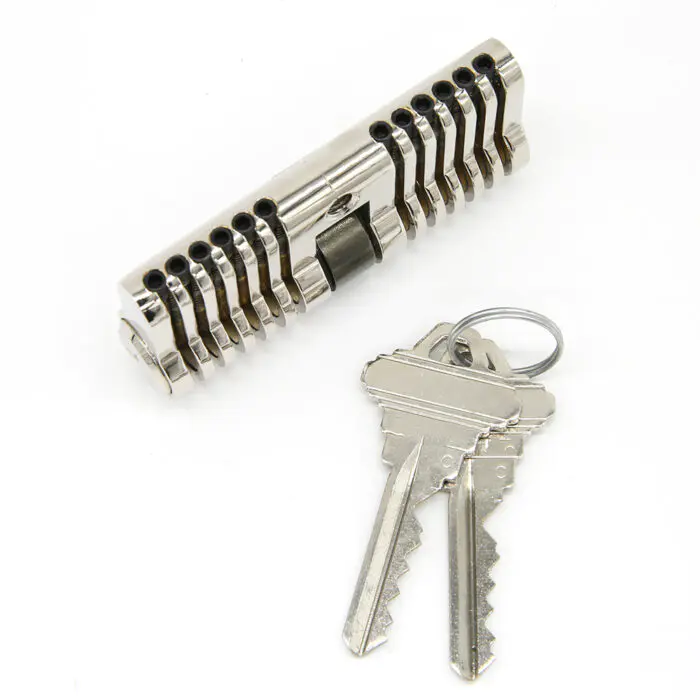 ERA Cutaway 6 Pin Euro Practice Lock With 30 Extra Pins – Repinnable, British Made, Brass