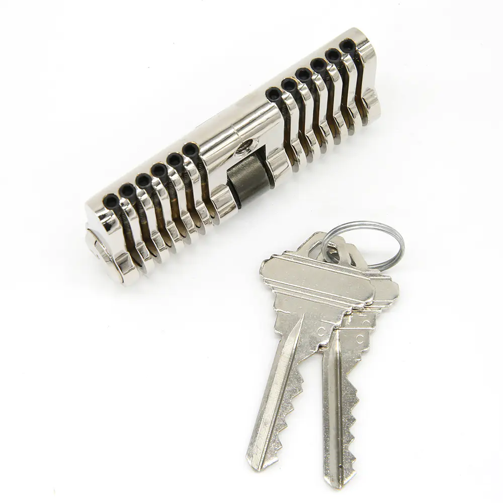 KSEC Pro Pick Cutaway Euro Cylinder Practice Lock Enhanced Training