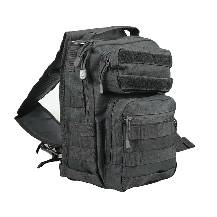 Compact Military Tactical Sling Bag (Black) – Essential EDC for